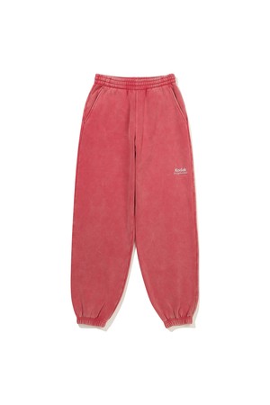 레인보우 스노우워싱 기모 조거 팬츠 PINK