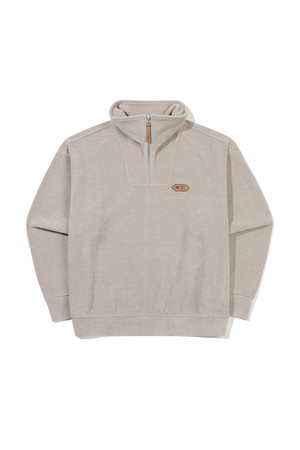 크리미 반집업 맨투맨 BEIGE