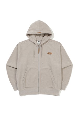 크리미 후드 집업 BEIGE