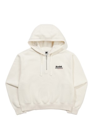 레인보우 스노우워싱 기모 후드 우먼 IVORY