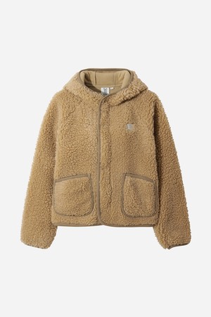 여성) 플리스 후드 집업(TAN)