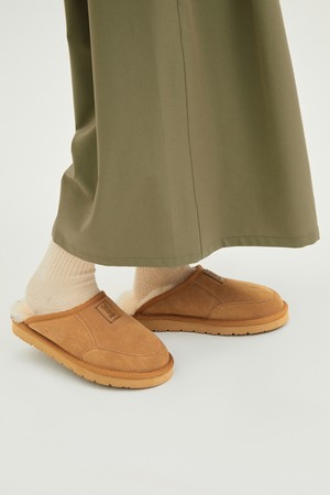 플러프 하이웜 뮬(TAN)