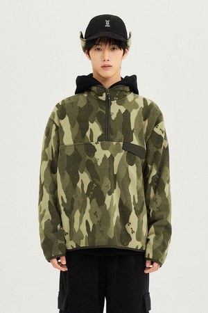 유니) 히트레스트 플리스 집업 아노락(MULTI)