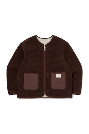 브라우니 리버시블 플리스 자켓 BROWN