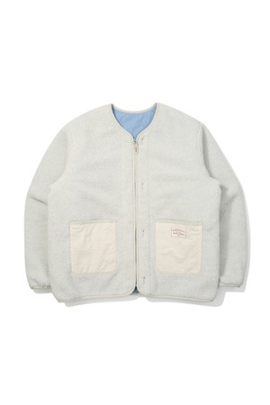 브라우니 리버시블 플리스 자켓 IVORY