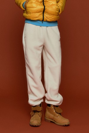 마이크로플리스 스트링 조거 팬츠 IVORY