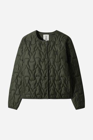 여성) 우사기 래빗 패딩 자켓 (D.KHAKI)