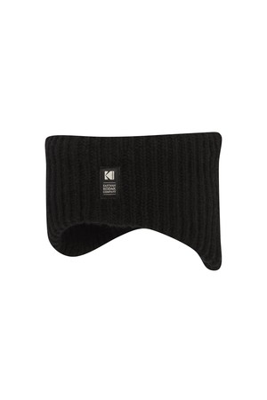 니트 귀달이 헤어밴드 BLACK