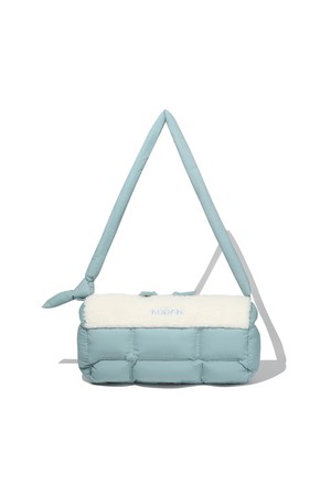 퀼티드 라지 크로스백 BLUE