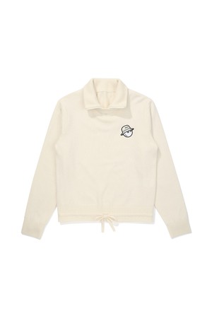 여성 2in1 방풍 풀오버 니트 IVORY (WOMAN)_IVORY-a