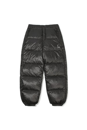 겟다운(GET DOWN) 백컨트리 구스다운 팬츠 (세미와이드핏) BLACK