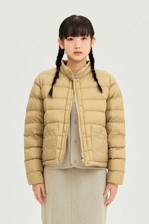 여성) 글린트 D7 경량 다운 자켓(TAN)