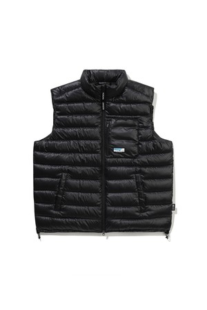 컬러라마 경량 구스 다운 베스트 BLACK