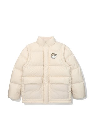 버킷 포인트 푸퍼 다운 자켓 IVORY (MAN)_IVORY-a