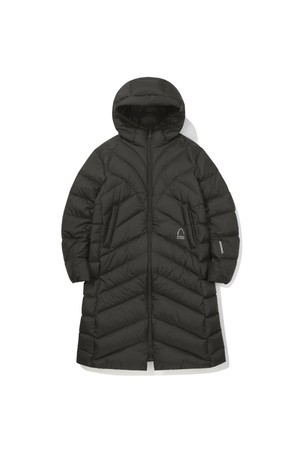 W) 칼(CAL) 롱 구스다운 자켓 BLACK