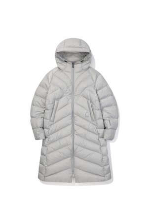 W) 칼(CAL) 롱 구스다운 자켓 LIGHT GREY