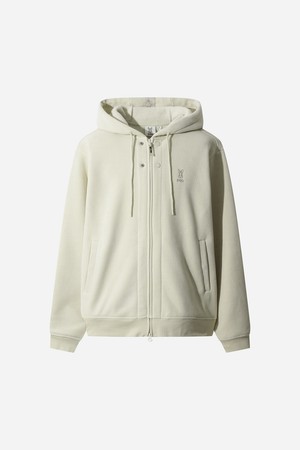 유니) 스테이웜 후드 집업 자켓(IVORY DARK)