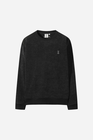 유니) 스테이웜 에센셜 맨투맨(D.CHARCOAL GREY)