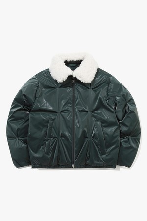 베라피우마 퍼 트림 덕다운 자켓 우먼 GREEN_GREEN-a