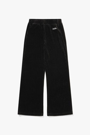 코듀로이 와이드 팬츠 우먼 BLACK_BLACK-a