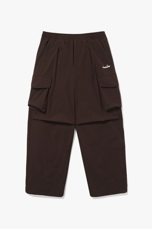 모르비 기모 카고 우븐 팬츠 BROWN_BROWN-a