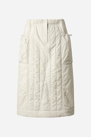 여성) 에어로겔 패딩 스커트(IVORY)