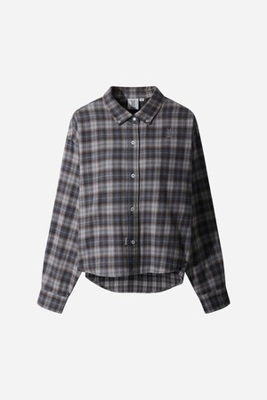 여성) 타탄 체크 셔츠(MULTI)