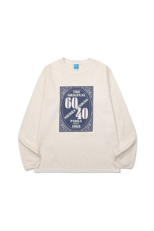 Good On x SIERRA DESIGNS 60/40 1st LOGO L/S TEE NATURAL