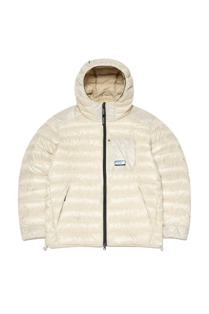 컬러라마 경량 구스 다운 자켓 IVORY