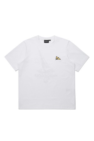 YACHT CLUB 유니 라운드 티셔츠 WHITE_WHITE-a