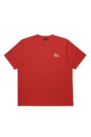 YACHT CLUB 유니 라운드 티셔츠 RED_RED-a