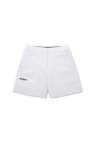 이중직 3부 하프팬츠 OFF WHITE (WOMAN)_WHITE-a
