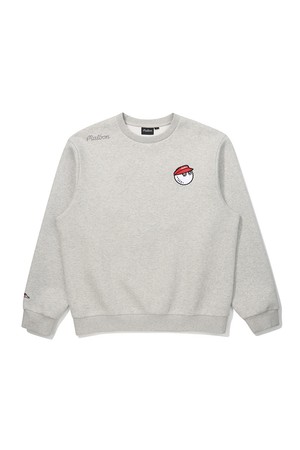 에어리 라운드 긴팔 티셔츠 MELANGE GRAY (MAN)_GREY-a