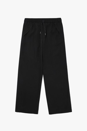 스트링 포인트 우븐 팬츠 BLACK_BLACK-a