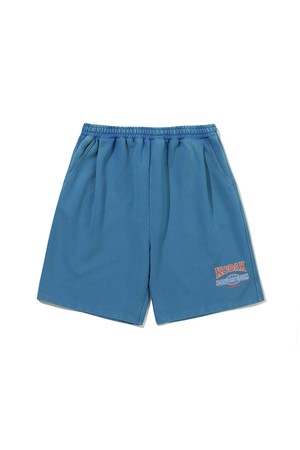 스노우 워싱 6부 반바지 S.BLUE