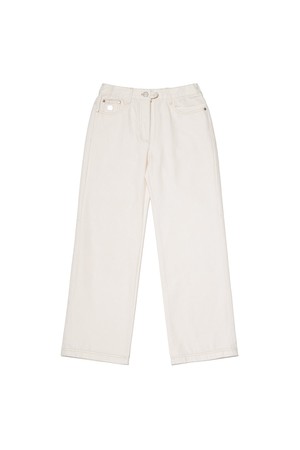 RGB 스트레이트 데님 팬츠 우먼 IVORY