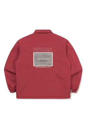 골드모먼트 패디드 코치 자켓 RED