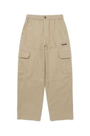 벌룬핏 코튼 카고 팬츠 BEIGE