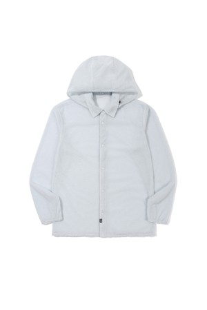 벤타(VENTA) 옥타 후드 디터쳐블 셔츠 LIGHT GREY