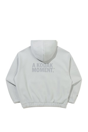 멜로우 오버핏 후드집업 LIGHT GREY