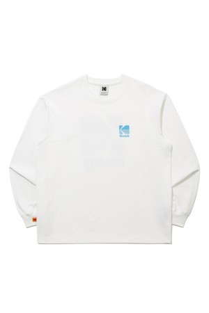 에센셜 빅로고 긴팔티셔츠 WHITE