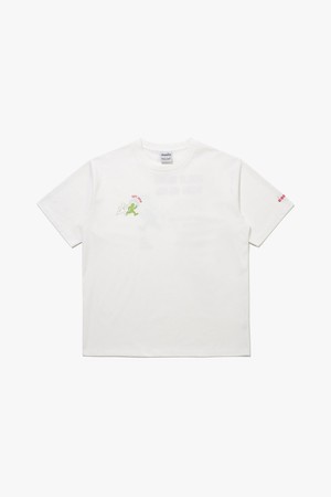 HIGH MILE 런클럽 그래픽 반팔 티셔츠 IVORY_IVORY-a