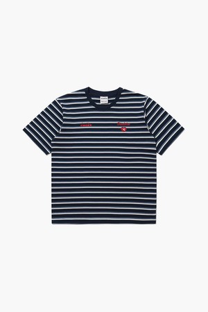 하트 로고 반팔 티셔츠 NAVY-a