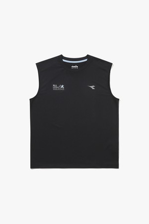 기능성 폴리 메쉬 러닝 슬리브리스 블랙 BLACK_BLACK-a