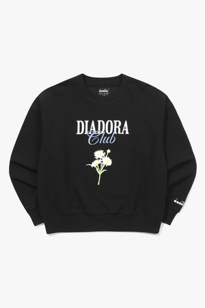 블루밍 맨투맨 우먼 블랙 BLACK_BLACK-a