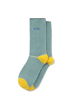 멀티컬러 크루 삭스 GREEN