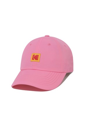 릴렉스핏 스퀘어로고 나일론 볼캡 PINK