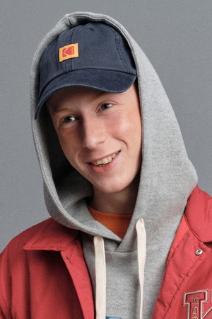 릴렉스핏 스퀘어로고 볼캡 NAVY