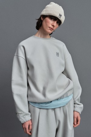 멜로우 오버핏 맨투맨 LIGHT GREY