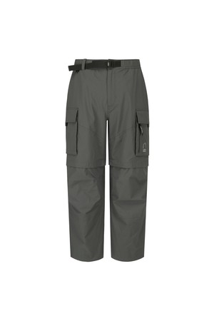 라몬트(LAMONT) 9부 2WAY 컨버터블 팬츠 (와이드핏) CHARCOAL